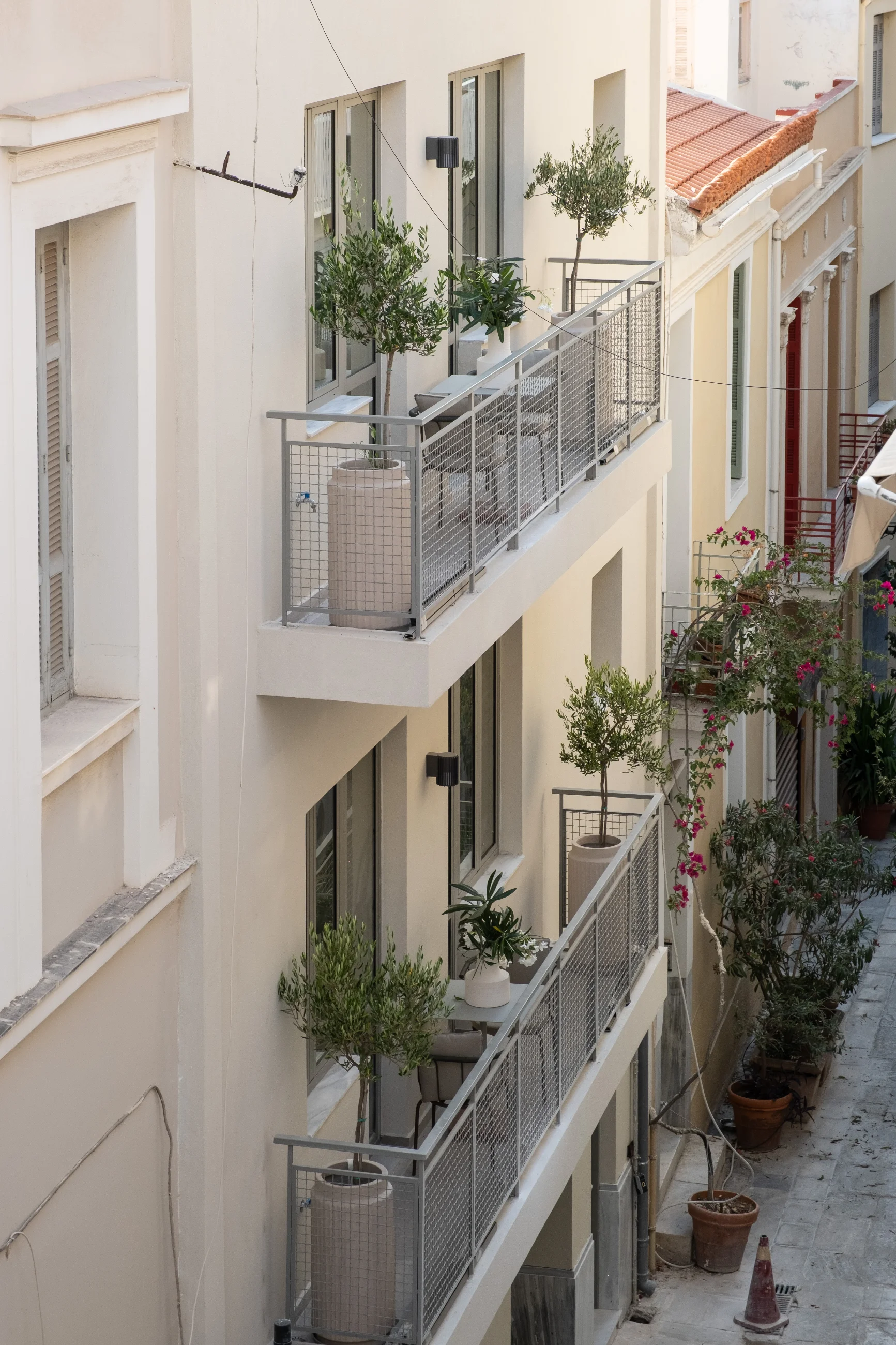A quiet, plant-filled corner at The Kodrian
